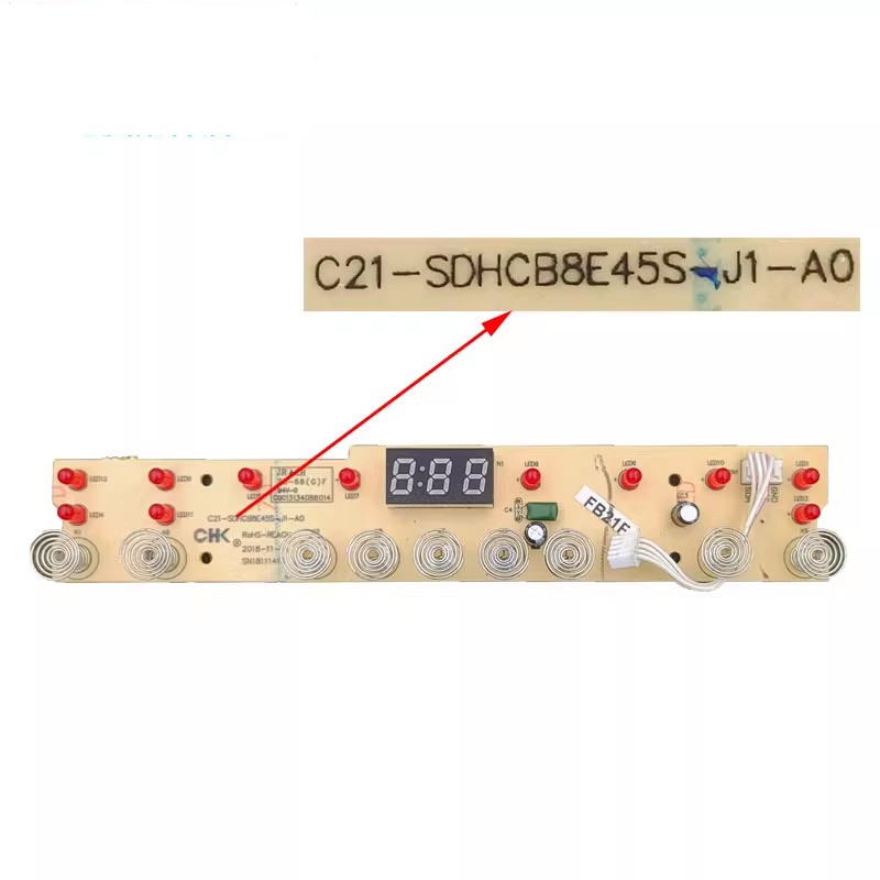 显示板C21-SDHCB8E45-J1-A04线
