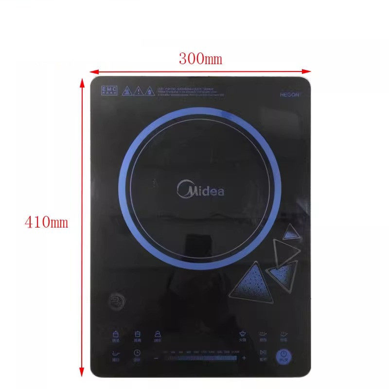 二手拆机美的电磁炉配件C21-RH2145E黑晶面板