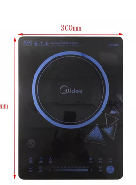 二手拆机美的电磁炉配件C21-RH2145E黑晶面板