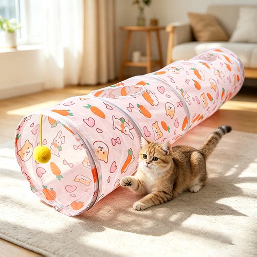 宠物猫咪隧道可折叠猫咪隧道
