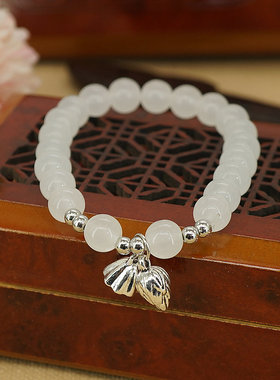 女玻璃珠小清新糖果色手链