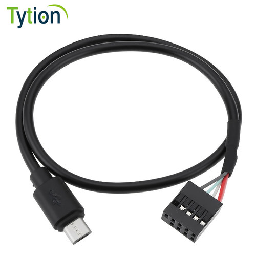 9针USB串口杜邦线转MicroUSB