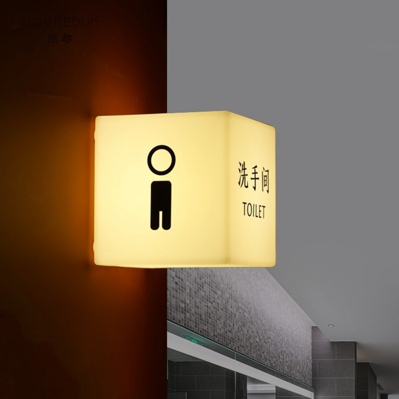 个性灯箱广告牌展示牌led电子灯箱定做悬挂墙式落地发光招牌户外