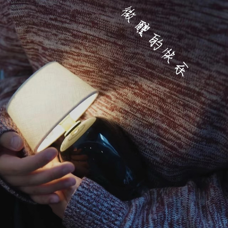 法式中古陶瓷台灯主卧室床头柜灯轻奢高级感浪漫高级感氛围小夜灯