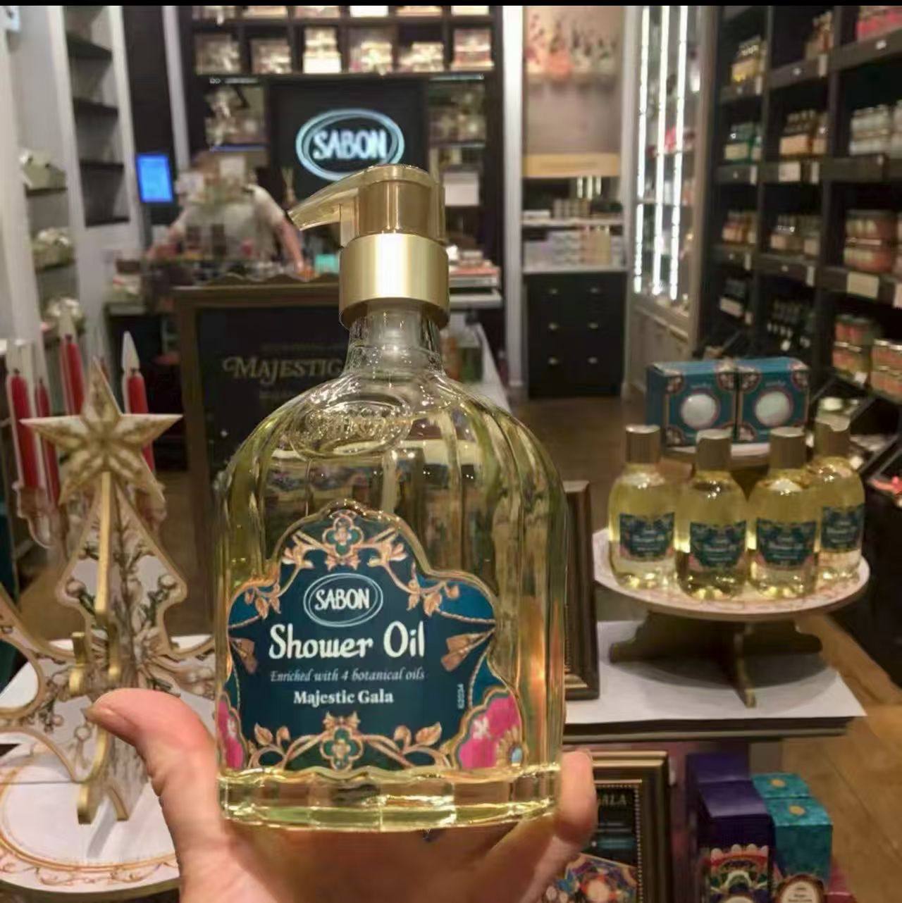 Sabon圣诞限定琉光夜宴沐浴油