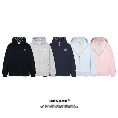 DMNUMB美式复古老花满印卫衣