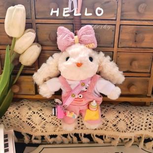 韩版 超萌超可爱百搭精致垂耳兔挂件长耳朵兔兔挂饰钥匙扣手机背夹