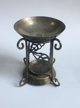 190克老年份合金灯架尺寸如图厂货库存旧藏1个老货文玩收藏