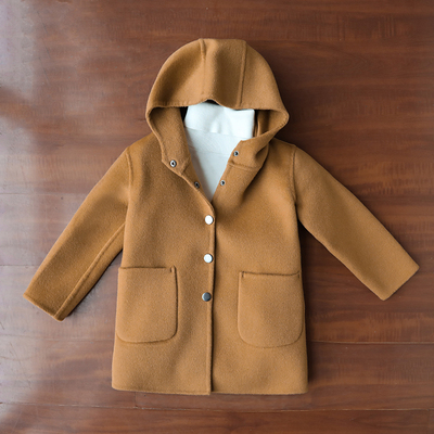儿童羊绒大衣男女童毛呢洋气外套