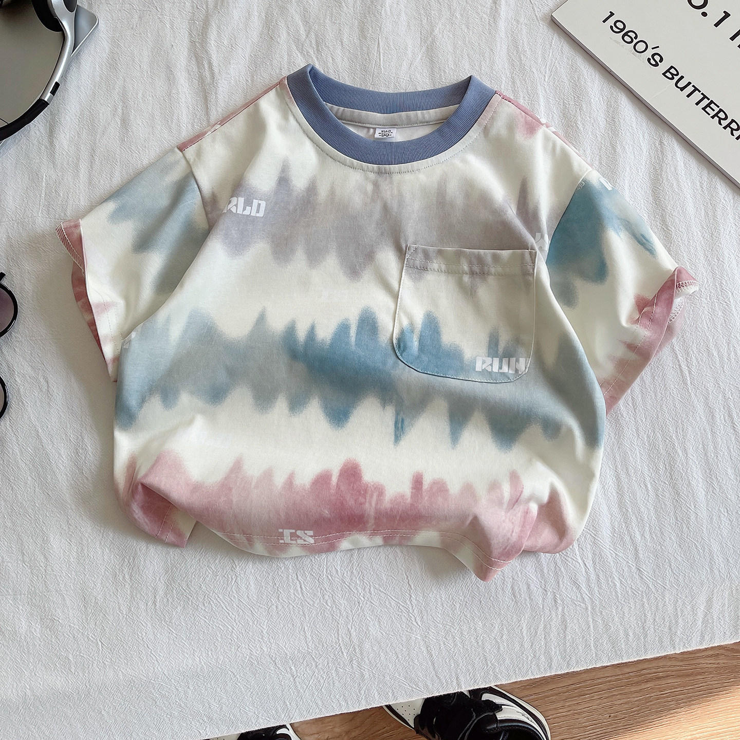 男童短袖T恤夏季儿童薄款半袖上衣潮酷男孩扎染体恤宝宝夏装纯棉T,童装/婴儿装/亲子装,T恤,淘宝优惠券,粉丝福利购,淘宝优惠卷