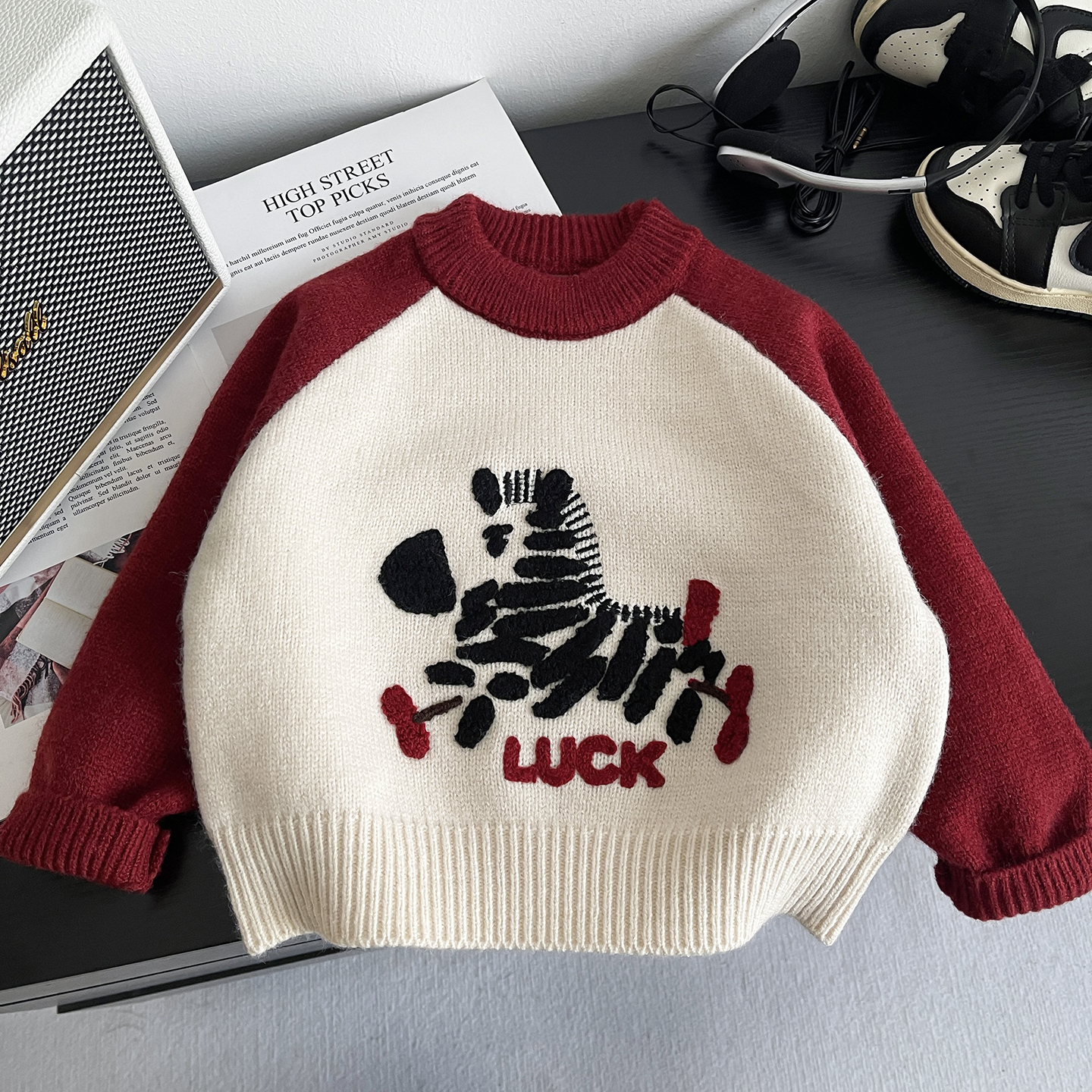 柔软儿童毛衣冬季加厚打底毛线衣