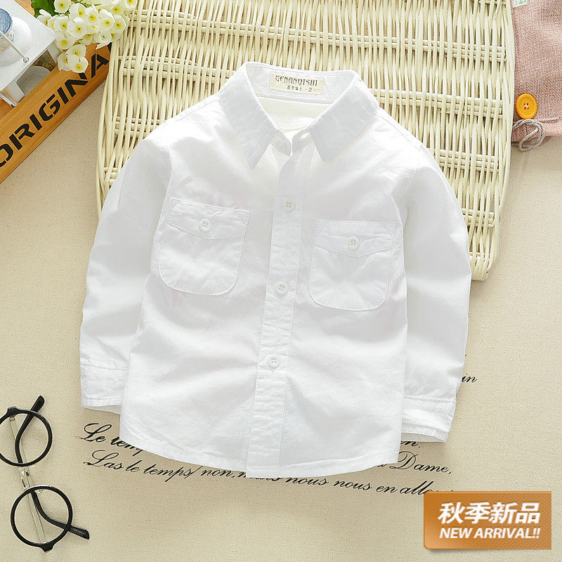 Chemise garcon à manche longue - Ref 2074587 Image 1