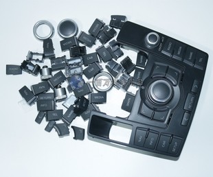 适用奥迪Q7A6L 开关按键 MMI中控多媒体娱乐面板模块按键按钮盖子