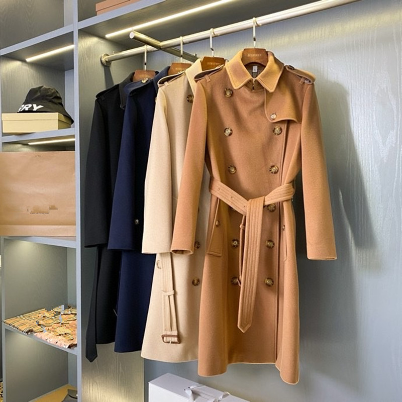 贵牌大衣尾货长毛绒双排扣太赞了