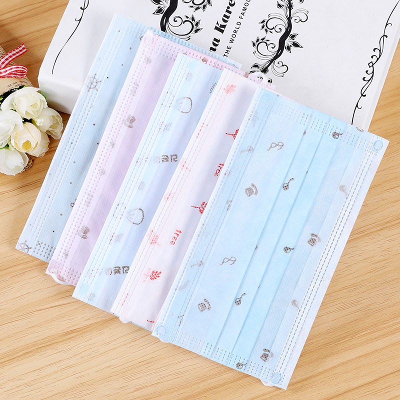 disposable Mask printing Korean Edition goddess Cartoon lovely summer Thin section Sunscreen ventilation 50 Only masksin the Home Daily , Protective Equipment , Masks  category - from Buy2taobao.com to provide professional Taobao agent buy service