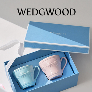 【情人节礼物】WEDGWOOD欢愉假日马克杯礼盒情侣对杯陶瓷咖啡杯