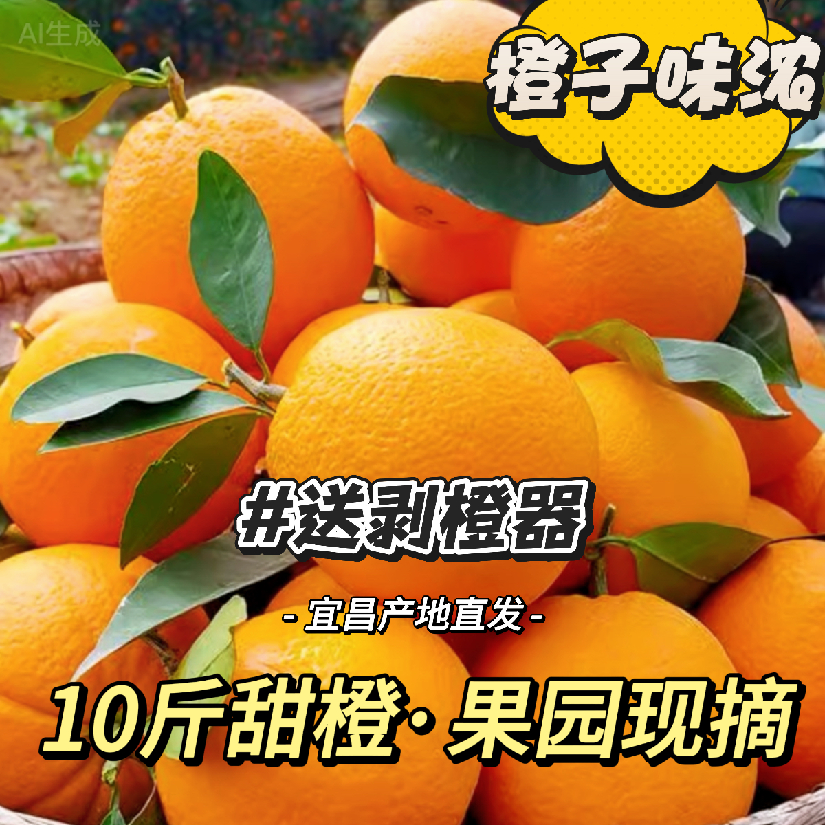 20斤正宗宜昌秭归脐橙果园直发