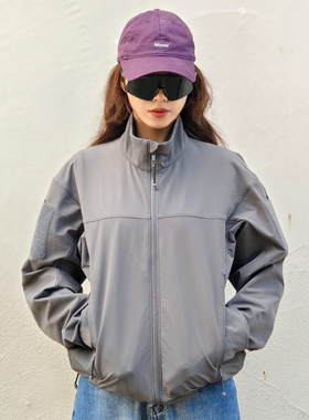 DRIFT HILL自主军版patrol男战术软壳巡逻夹克防泼水耐磨透气徒步