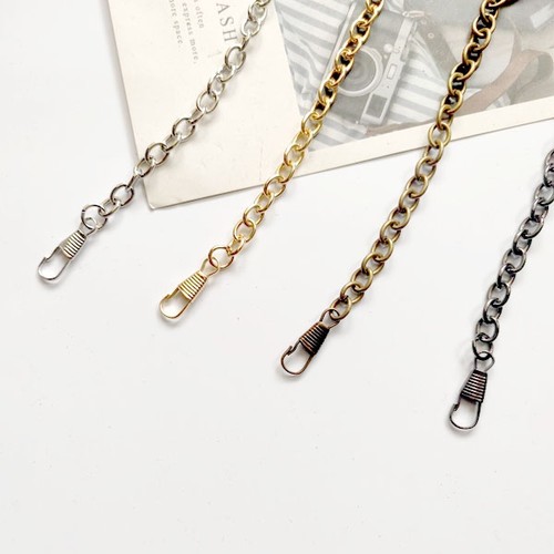 DIY小口金盒子肩带箱包配件宽5mm O字链带珠胆扣手机壳挂链