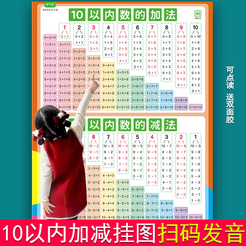 点读儿童10以内加减法分解与组成