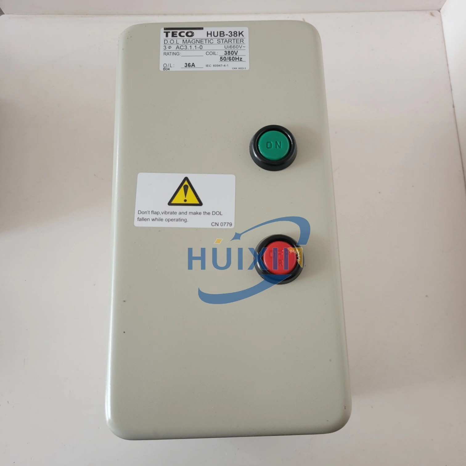 台安HUB-40K交流电磁开关HUB-38K磁力启动器380V 35-47A 24.5-36A