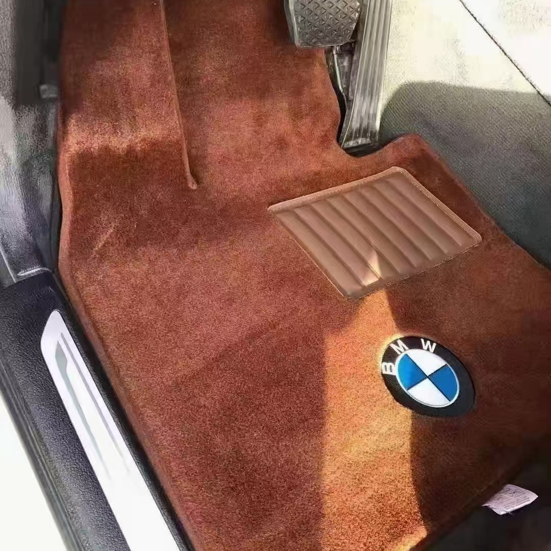专用于宝马5系530li五系七系7系735x3x5x7x6汽车脚垫羊毛羊绒地毯