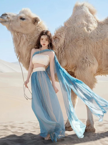 大漠公主高档仙气纱裙