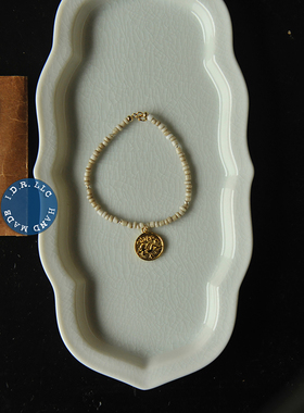 IDR LLC | HANDMADE星际碎片回收公司日本进古董珠星座吊牌手链