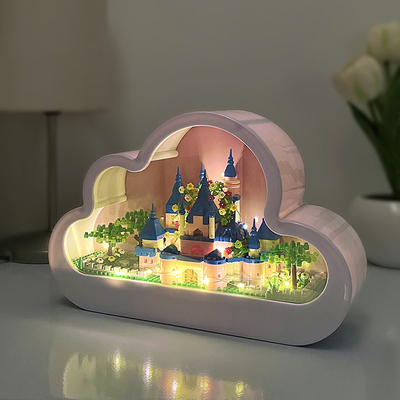 DIY手工云朵城堡生日礼物