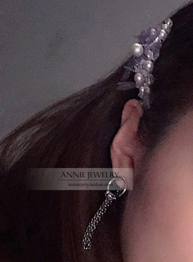 AnnieJewelry花朵发夹边夹