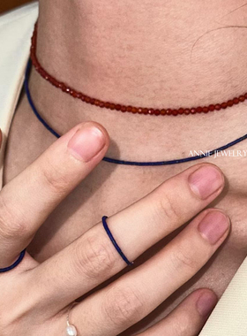 AnnieJewelry超细青金石项链