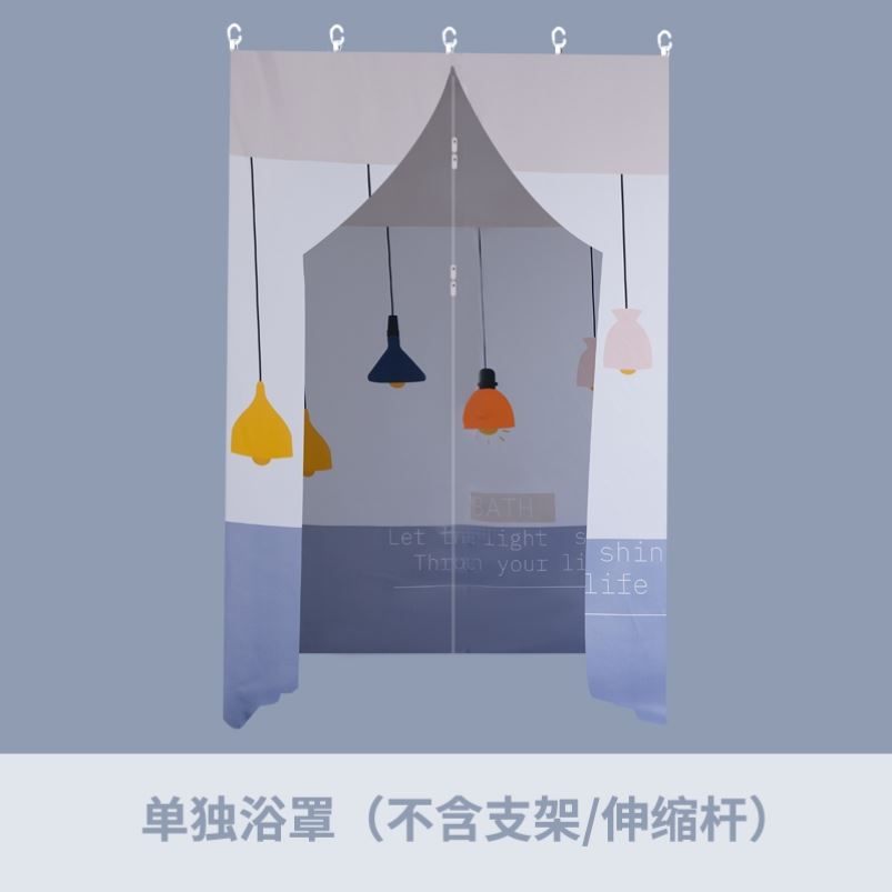 农村洗澡浴帐淋浴移动换衣隔离间厕所冬季洗澡帐篷框架保暖淋浴u.