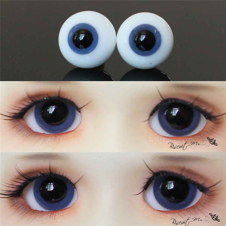 BJD娃娃烟灰蓝色欧风复古眼珠