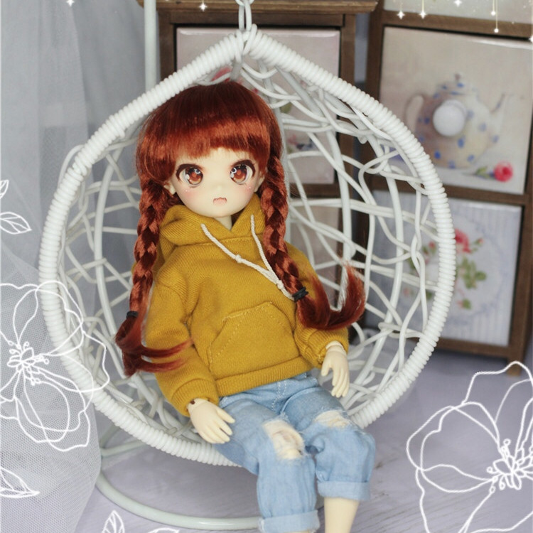 BJD娃娃家具秋千吊椅OB11摇篮