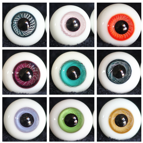 眼睛墨绿色bjd娃娃