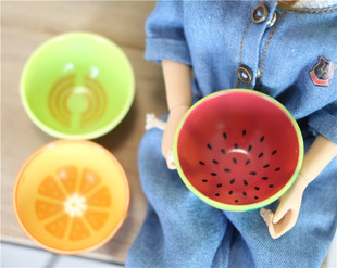 BJD娃娃1/6分blythe小布1/8分食玩迷你食物模型包子饼干饭团曲奇