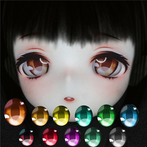 BJDtinyfox镭射娃娃眼睛压眼