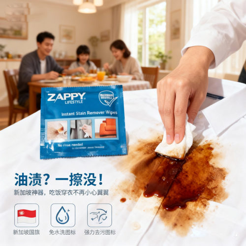 新加坡zappy去渍湿巾20片