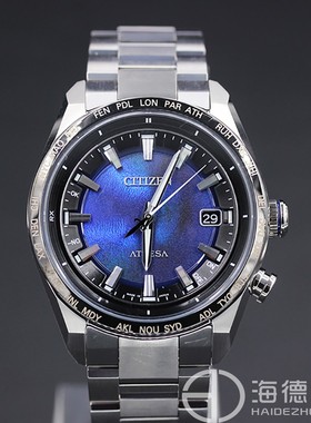 Citizen西铁城 Attesa限量指针式光能电波钛合金男表 CB0288-65L