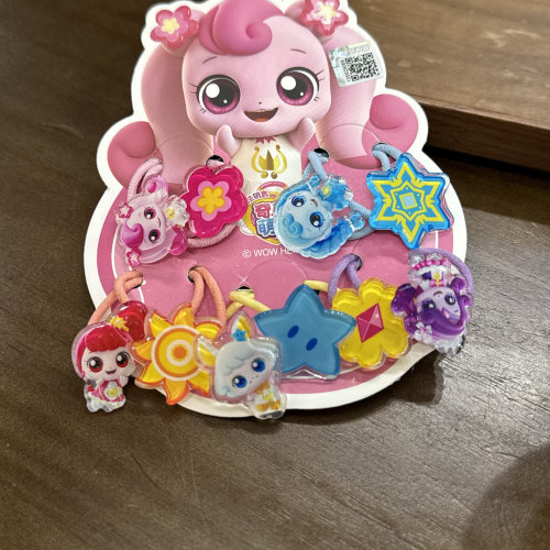萌可授权小皮筋五对装小女孩头饰