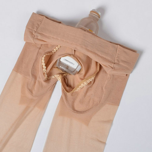 180斤超薄男连裤袜JJ套开裆丝袜