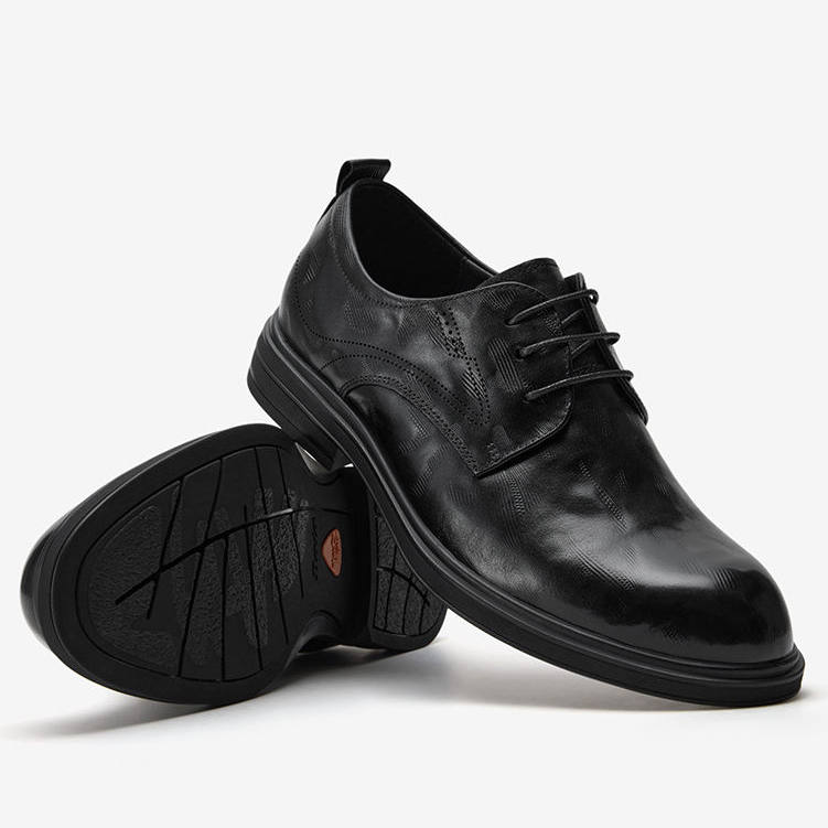 专柜正品拔佳2026春季新款男鞋单鞋通勤粗跟商务正装皮鞋99272AM6,流行男鞋,正装皮鞋,淘宝优惠券,粉丝福利购,淘宝优惠卷