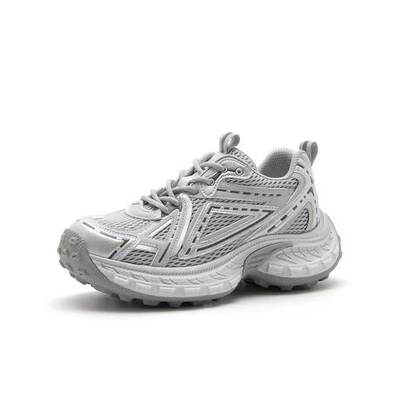 专柜正品Bata老爹鞋2026夏款女商场厚底网面透气休闲鞋2077BBM6