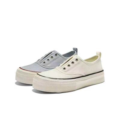 专柜正品百丽航海家增高鞋女2026春款免系带一脚蹬休闲鞋B3037AM6