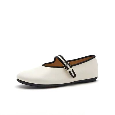 专柜正品Bata玛丽珍鞋2026秋款女时尚简约轻便软底单鞋6D171CQ6