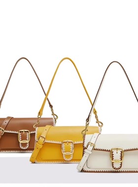 专柜正品他她2025新款女包法式气质小方包轻奢腋下斜挎包X3460BX5