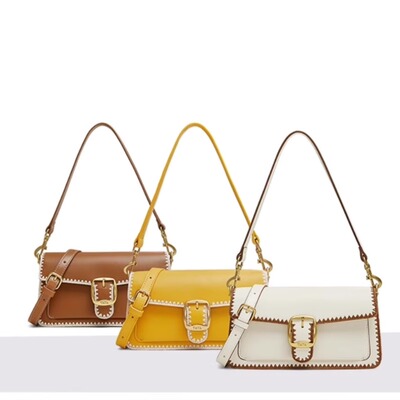 TATA/他她法式小方包腋下斜挎包