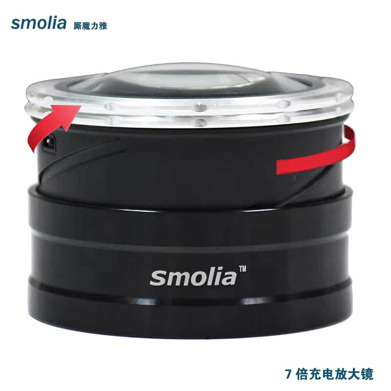 3R艾尼提变倍放大镜5-7倍3R-SMOLIA-TZC 可充电 无级调光