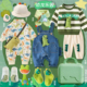 秋冬新品 新生婴儿礼盒男宝宝纯棉小恐龙衣服套装 满月百天周岁礼盒