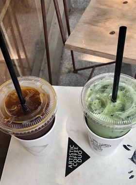 INS黑色一次性吸管细长冷饮热饮吸管咖啡奶茶一次性塑料吸管1521